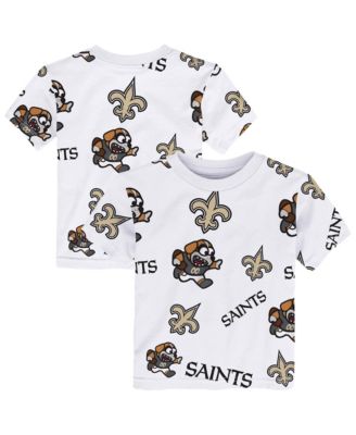 Toddler White New Orleans Saints Mascot Play T-Shirt