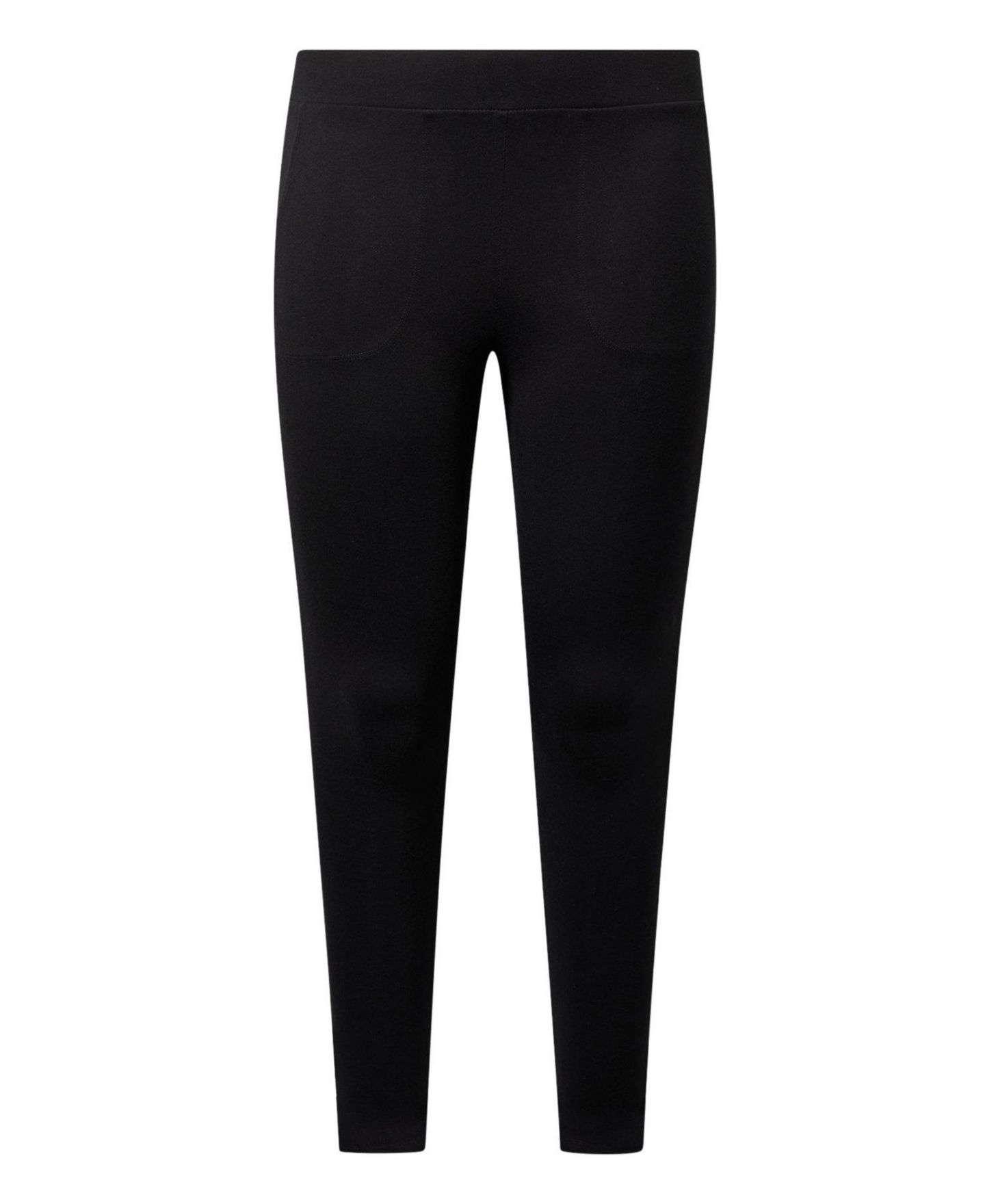 Женские леггинсы Torrid Plus Size High-Rise Stirrup with Pockets, цвет: Чёрный — фото 2
