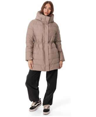 Women's Taylor Hooded Bio-Down Two-Way Zipper Coat