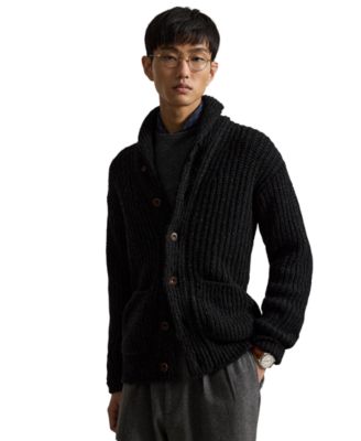 Men's Wool-Blend Shawl Cardigan