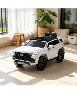 SEVORLEY 12V Electric Ride-On Car with Remote Operation, Sound Effects ...