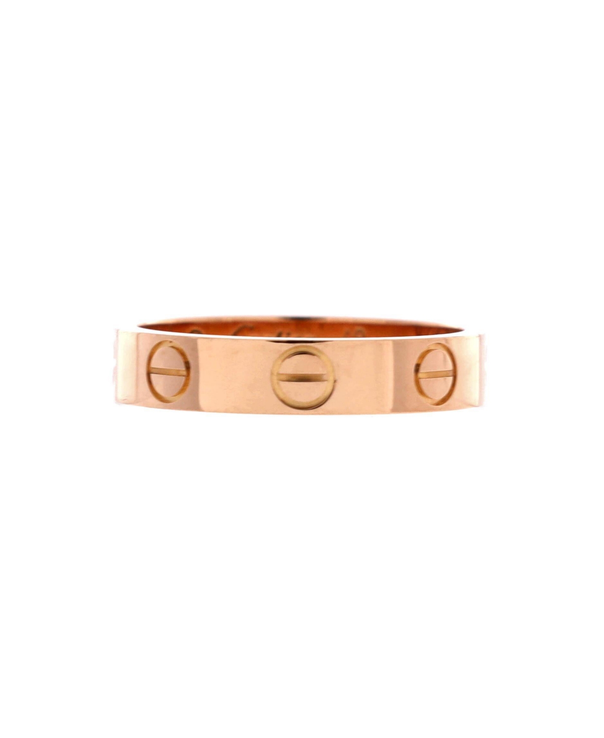 Pre-Owned Cartier Love Wedding Band Ring - 18k rose gold