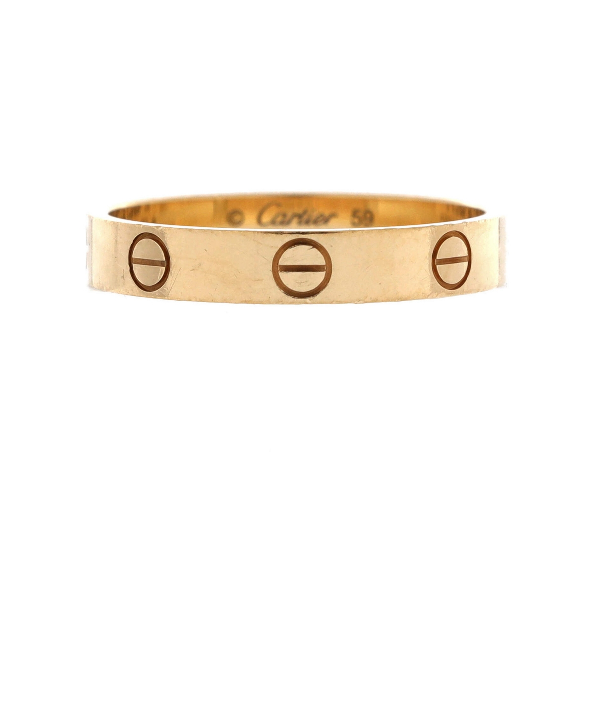 Pre-Owned Cartier Love Wedding Band Ring - 18k yellow gold