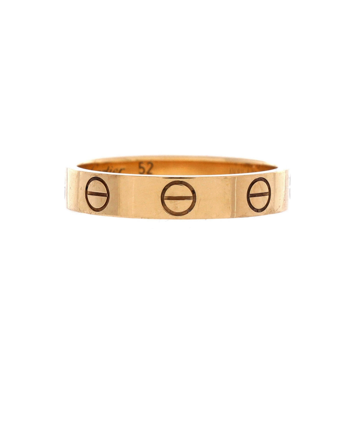 Pre-Owned Cartier Love Wedding Band Ring - 18k yellow gold