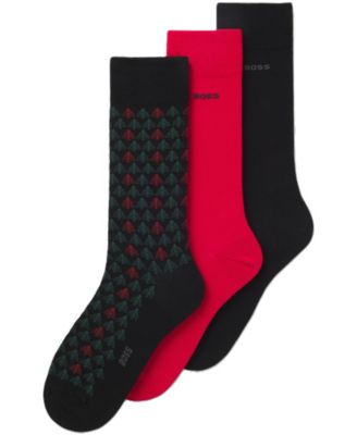 Men's Winter Crew Cotton-Blend Socks, 3-Pack
