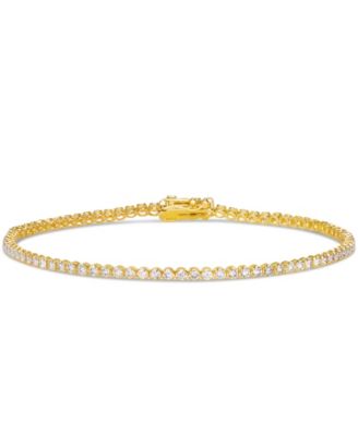 Honey Gold™ Diamond Tennis Bracelet (1.50 ct. t.w.) in 14k Yellow Gold