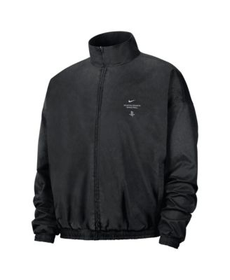 Men's Black, Red Houston Rockets 2026 Game Theather Calm On Court Anthem Jacket