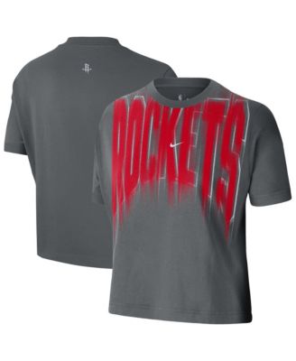Women's Gray Houston Rockets 2026 Game Theather Anthem T-shirt