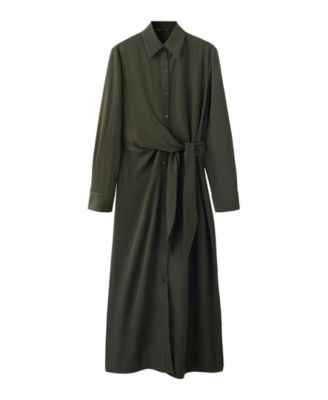 Women's Bow Shirt Dress