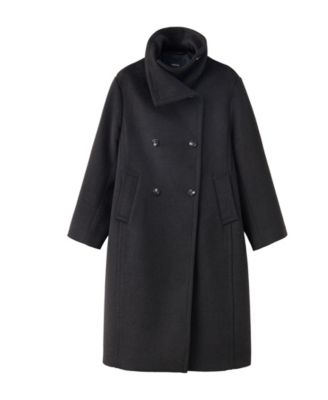 Women's Wool Funnel Neck Coat