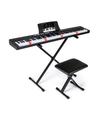 88-Key Adjustable Digital Keyboard Set, Ages 8+