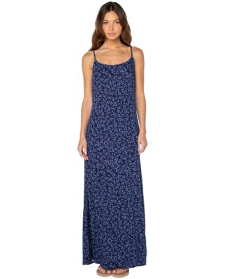 Women's Skylar Floral Scoop-Neck Tie-Back Maxi Dress