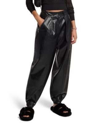 Women's High-Waist Zipper-Pocket Joggers