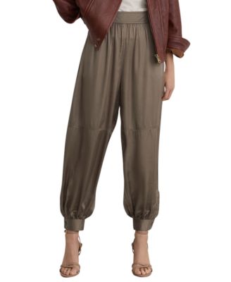 Petite Neave Satin Balloon-Leg Pants