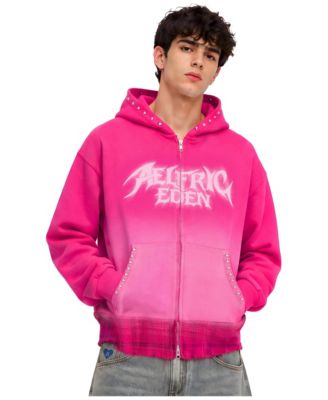 Men's Full-Zip Boxy Gradient Hoodie