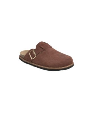 Welt Detail Round-Toe Flatform Clogs