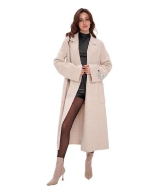Women's Chester Wool-Cashmere Blend Wrap Coat