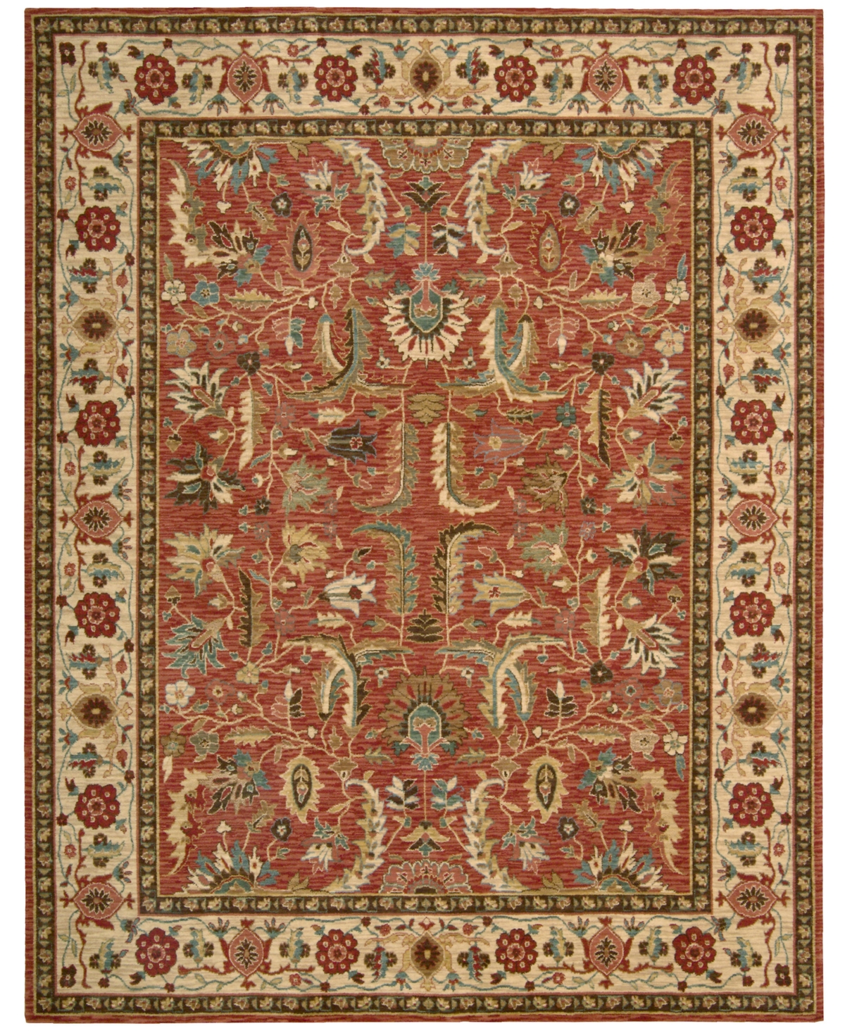 Nourison Closeout!  Home Persian Legacy Pl04 Terracotta 7'10" Round Rug, Created For Macy's