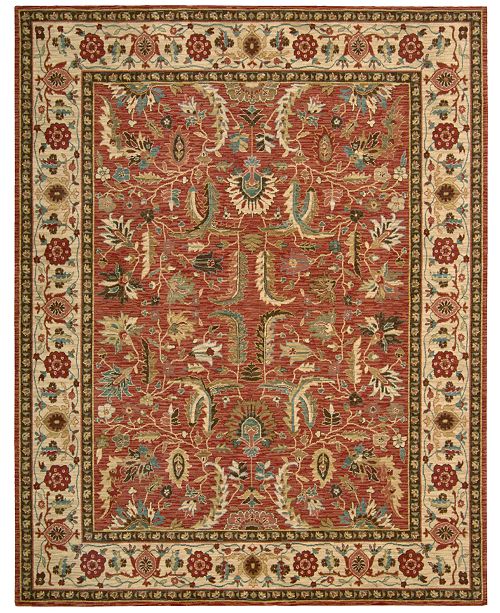 Nourison Area Rug, Created for Macy's, Persian Legacy PL04 Terracotta 2