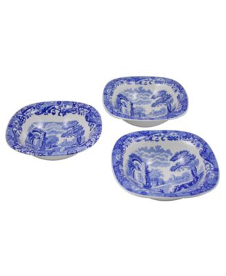 Spode - "Blue Italian" Set of Three Dip Dishes, 5"