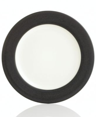 Noritake - "Colorwave Graphite Rim" Dinner Plate