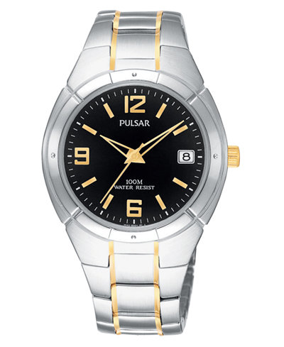 Pulsar Watch, Men's Stainless Steel Bracelet PXH172