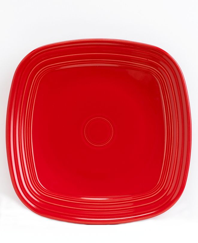 Fiesta Scarlet Square Dinner Plate & Reviews Dinnerware Dining Macy's