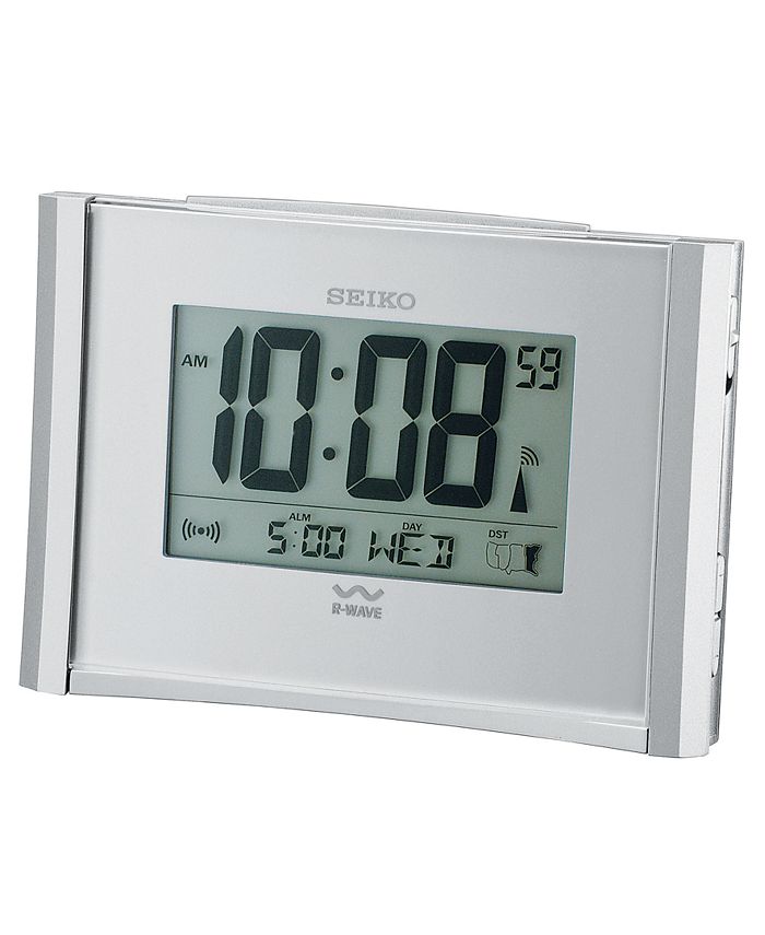 Seiko Silver-Tone Digital Alarm Clock QHR015SLH & Reviews - All Fine  Jewelry - Jewelry & Watches - Macy's