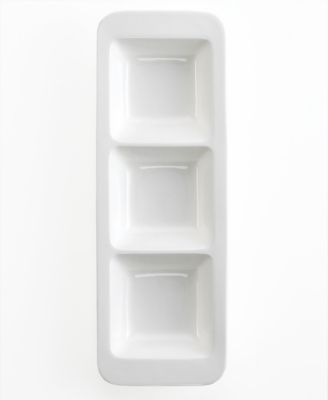 Hotel Collection - White China 3-Section Server