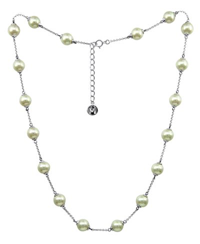 majorica illusion organic pearl sterling necklace silver man jewelry