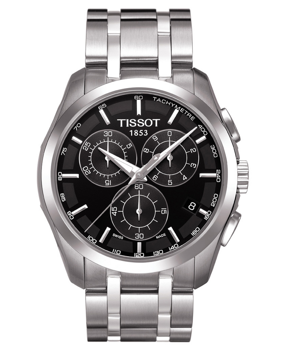 Tissot Men's Chronograph Stainless Steel Bracelet Watch 41mm In No Color