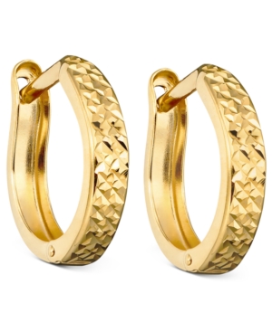 image of 10k Gold Hoop Earrings