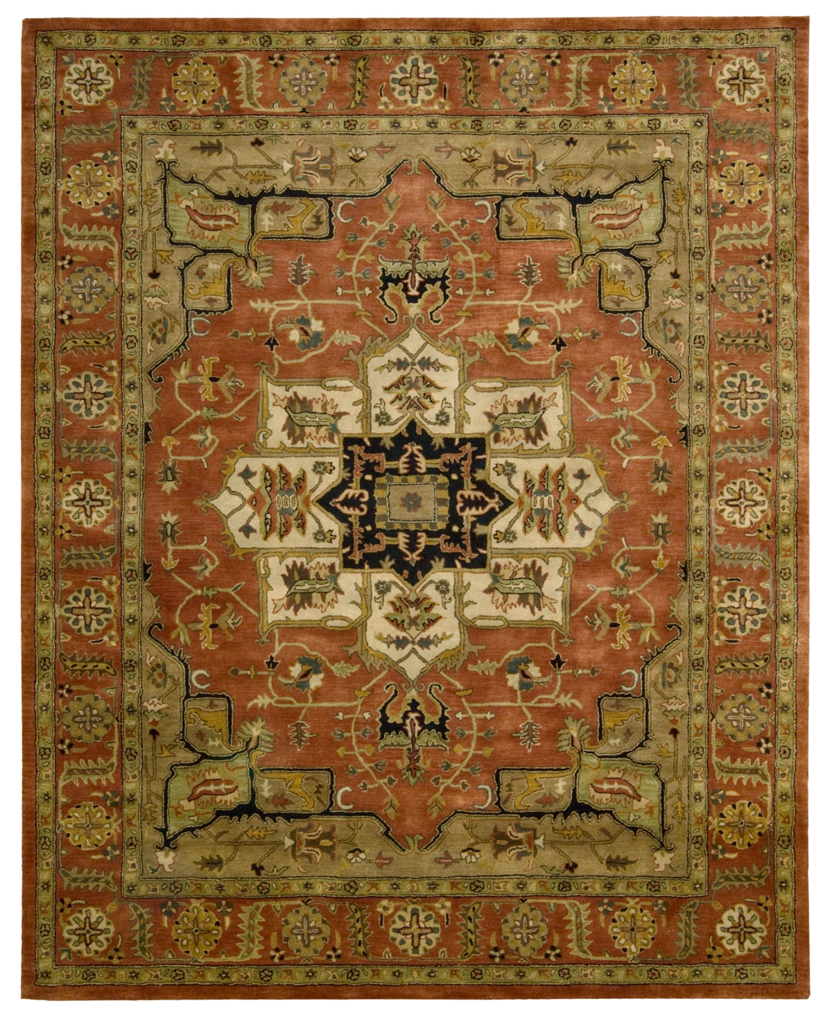 Nourison Home Jaipur JA33 Brick 7'9in x 9'9in Area Rug, Created for Macy's