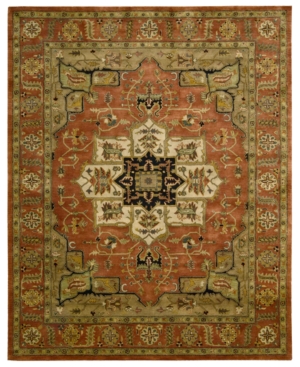 Nourison Area Rug, Jaipur JA33 Brick 7.9 x 9.9
