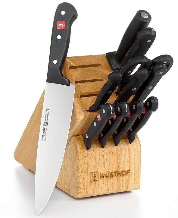 Wüsthof Cutlery, Gourmet 12 Piece Knife Block Set & Reviews Cutlery