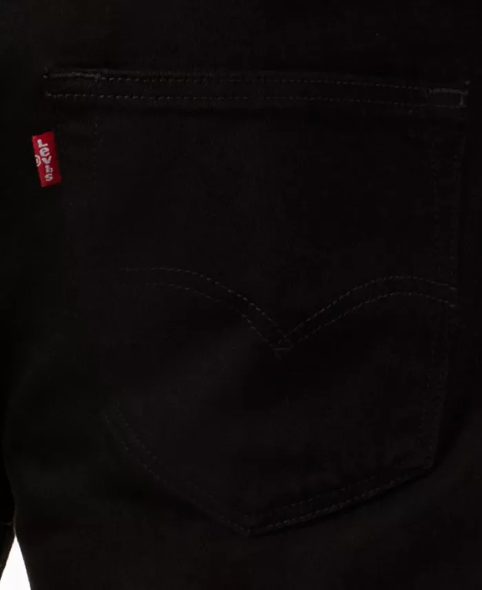 Men's 501 Straight-Fit Button Fly Stretch Jeans - thumbnail 4