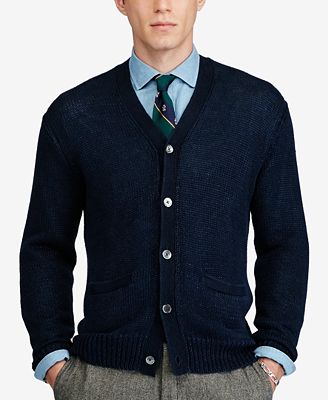 Polo Ralph Lauren Men's V-Neck Cardigan - Sweaters - Men - Macy's