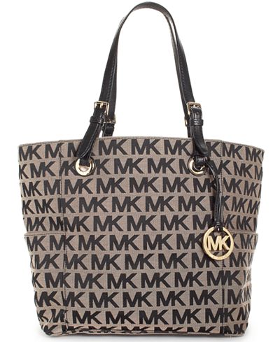 MICHAEL Michael Kors Block Monogram Signature Tote - Handbags ...