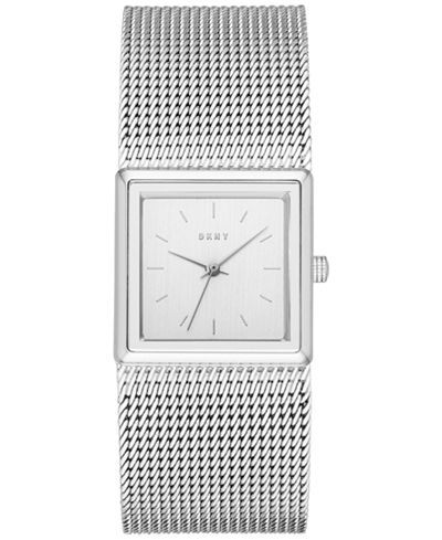 DKNY Women's Stonewall Stainless Steel Mesh Bracelet Watch 25mm NY2562