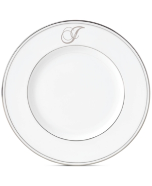 Lenox Federal Platinum Monogram Accent Plate Script Letters