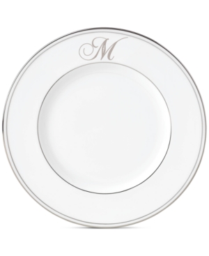 Lenox Federal Platinum Monogram Accent Plate Script Letters
