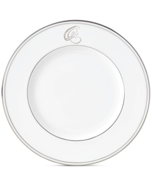 Lenox Federal Platinum Monogram Accent Plate Script Letters