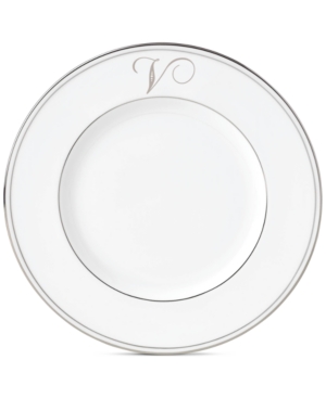 Lenox Federal Platinum Monogram Accent Plate Script Letters