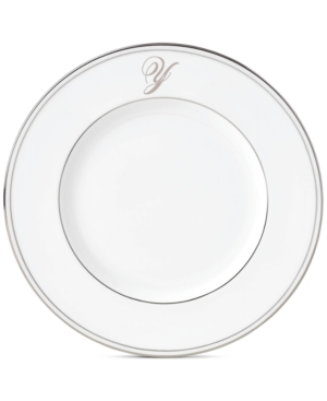 Lenox Federal Platinum Monogram Accent Plate Script Letters