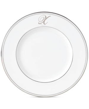 Lenox Federal Platinum Monogram Accent Plate Script Letters