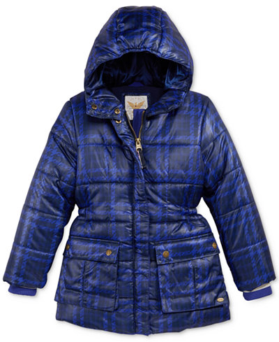 Tommy Hilfiger Printed Hooded Puffer Jacket, Little Girls (2-6X)