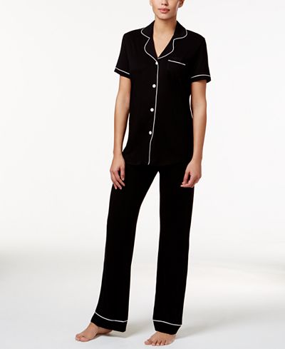 Cosabella Bella Satin-Trim Pajama Set AMORE9642