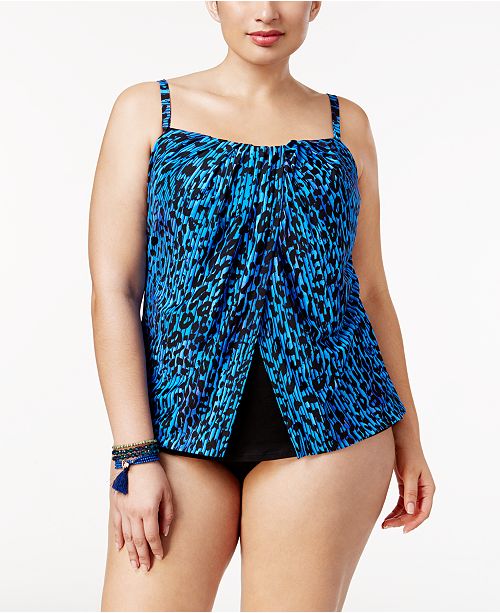 Miraclesuit Plus Size HighWaist Tummy Control Swim Briefs & Reviews