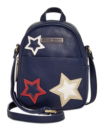 Tommy Hilfiger Aurora Embellished Mini Backpack Crossbody ...