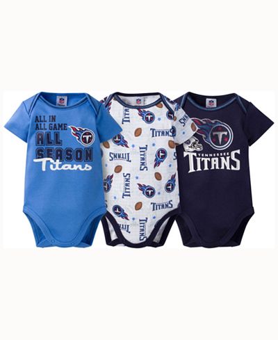 Gerber Childrenswear Babies' Tennessee Titans 3-pack Bodysuit